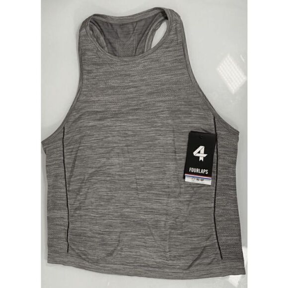 FourLaps NWT size XL Purpose Seamless Tank- Heather Grey - Picture 1 of 7